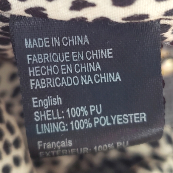 Sole Society Marlena faux leather clutch purse merlot ruby color vegan - Picture 4 of 6